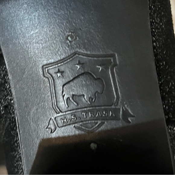 Designer H.S Trask Vivian Black Metallic Suede Ankle Boots - Picture 12 of 16